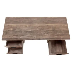 Monarch Computer desk - 3 storage drawers / reversible / floating desktop - 60