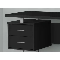 Monarch Computer desk - 3 storage drawers / reversible / floating desktop - 60