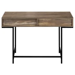 Monarch Computer desk - 2 storage drawers / recessed metal legs - 48