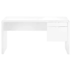 Monarch Computer desk - 2 storage drawers / left or right setup - 60"l - glossy -