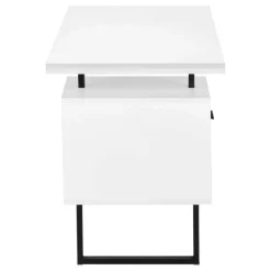 Monarch Computer desk - 3 storage drawers / reversible / floating desktop - 60