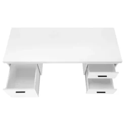 Monarch Computer desk - 3 storage drawers / reversible / floating desktop - 60