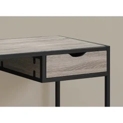 Monarch Computer desk - 1 storage drawer / metal frame - 42"l - wood-look -