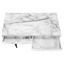 Monarch Computer desk - 2 storage drawers / recessed metal legs - 48