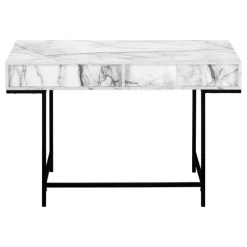 Monarch Computer desk - 2 storage drawers / recessed metal legs - 48