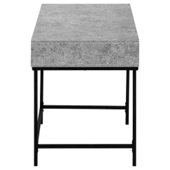 Monarch Computer desk - 2 storage drawers / recessed metal legs - 48