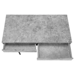 Monarch Computer desk - 2 storage drawers / recessed metal legs - 48