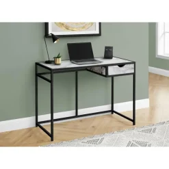 Monarch Computer desk - 1 storage drawer / metal frame - 42