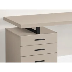 Monarch Computer desk - 3 storage drawers / left or right setup / floating desktop - -