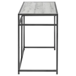 Monarch Computer desk - 1 storage drawer / metal frame - 42"l - wood-look / dark -