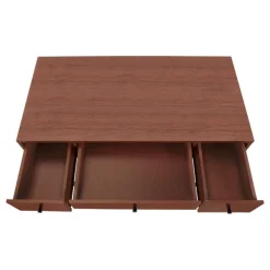 Monarch Computer desk - 3 storage drawer / metal legs v-shape design - 42
