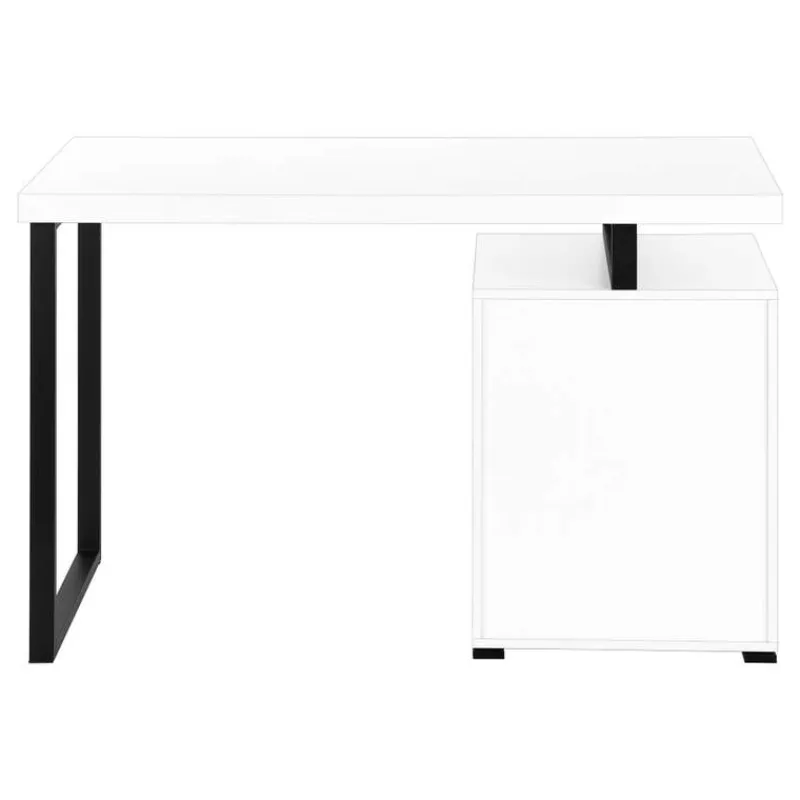 Monarch Computer desk - 3 storage drawers / left or right setup / floating desktop - -