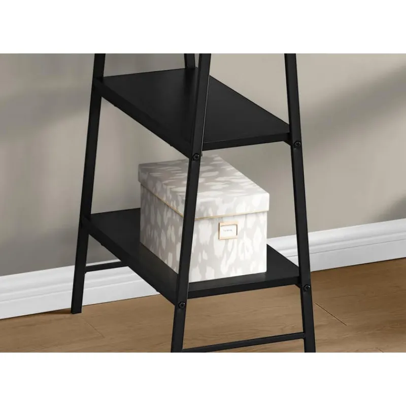 Monarch Computer desk - 3 tiers / 4 open shelves / sawhorse style - 48"l - / bl -