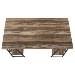Monarch Computer desk - 3 tiers / 4 open shelves / sawhorse style - 48