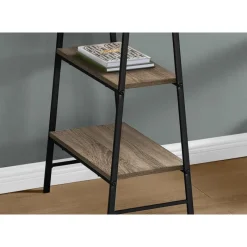 Monarch Computer desk - 3 tiers / 4 open shelves / sawhorse style - 48"l    -