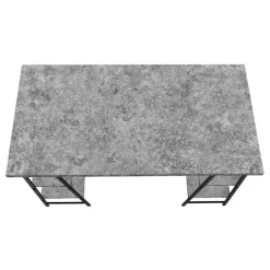 Monarch Computer desk - 3 tiers / 4 open shelves / sawhorse style - 48