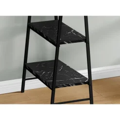 Monarch Computer desk - 3 tiers / 4 open shelves / sawhorse style - 48"l - marb -