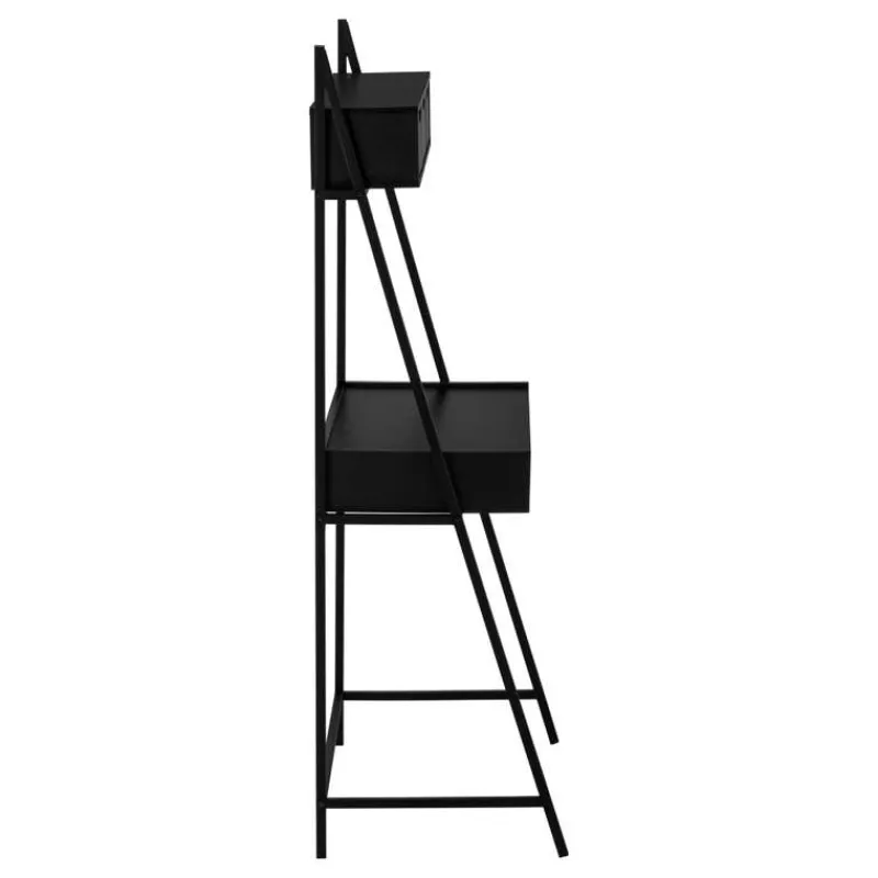 Monarch Computer desk - 2 tiers / 4 storage drawers / ladder style - 32"l - / b -
