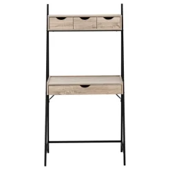 Monarch Computer desk - 2 tiers / 4 storage drawers / ladder style - 32