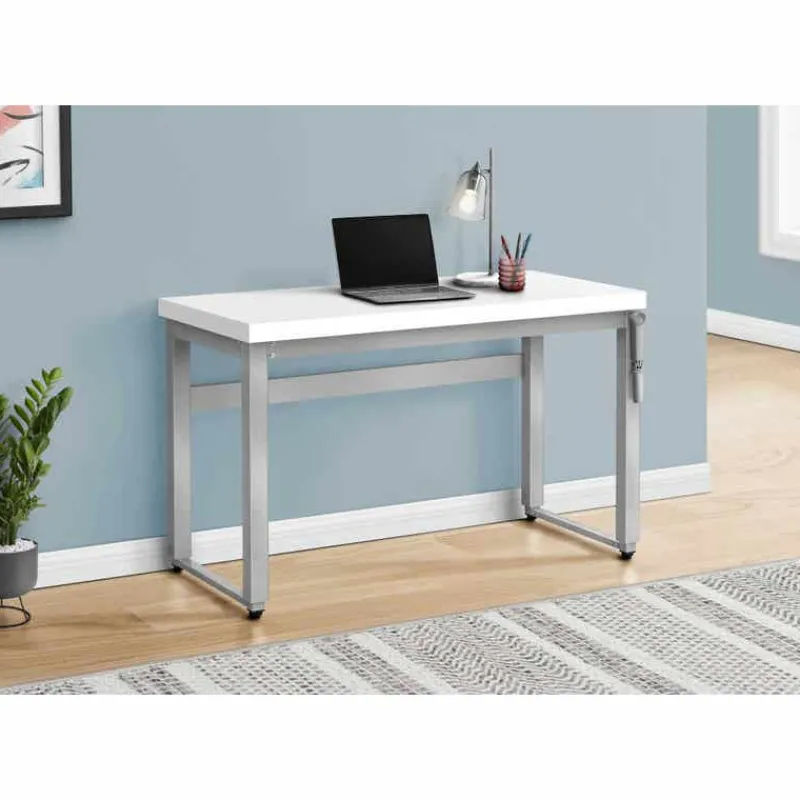 Monarch Computer desk - adjustable height / standing desk / thick table top - 48"l x -