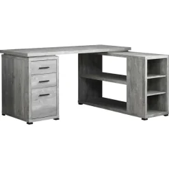 Monarch Computer desk - reclaimed wood l/r facing corner -