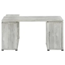 Monarch Computer desk - reclaimed wood l/r facing corner -