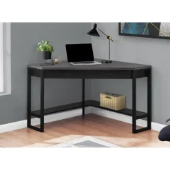 Monarch Computer desk - 42"l / / grey top corner / -