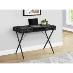 Monarch Computer desk - 42"l / marble / metal -