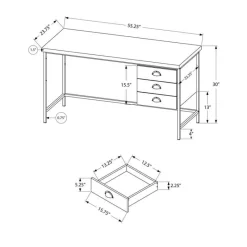 Monarch Computer desk - 55