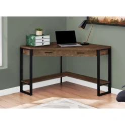 Monarch Computer desk - 42"l / reclaimed wood corner -