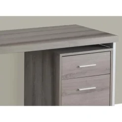 Monarch Computer desk - 48"l / / silver metal -