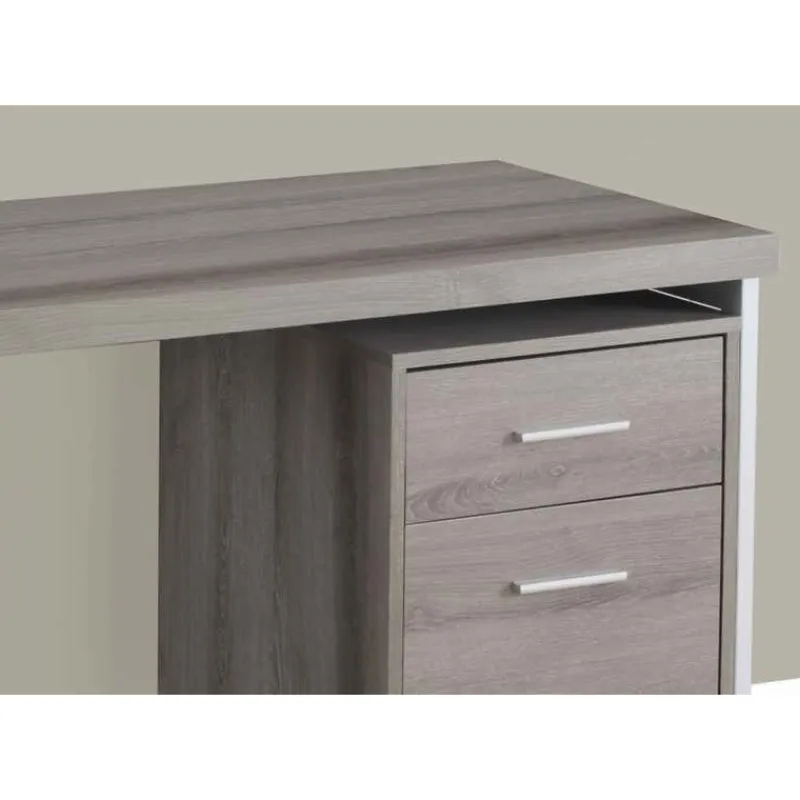 Monarch Computer desk - 48"l / / silver metal -