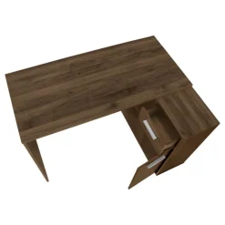 Monarch Computer desk - 46"l / dark / storage cabinet -