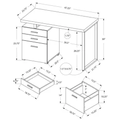 Monarch Computer desk - 48"l / left or right facing -