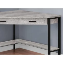 Monarch Computer desk - 42"l / reclaimed wood corner -
