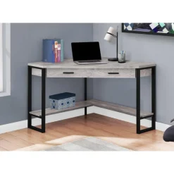 Monarch Computer desk - 42"l / reclaimed wood corner -