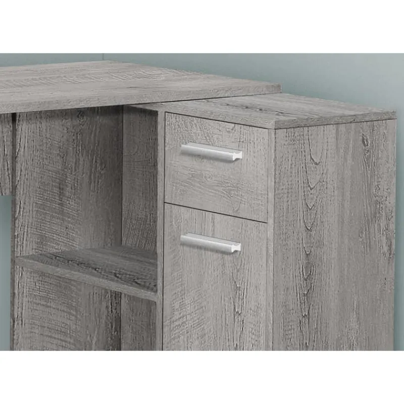 Monarch Computer desk - 46"l / industrial / storage cabinet -