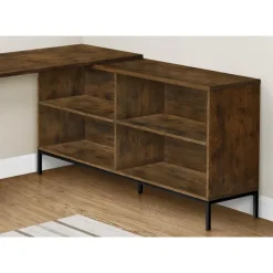 Monarch Computer desk - 60"l / rustic l-shaped corner -