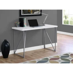 Monarch Computer desk - 48"l / / silver metal -