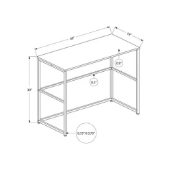 Monarch Computer desk - 40"l / / metal -