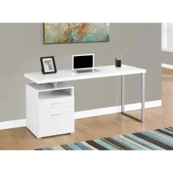 Monarch Computer desk - 60"l / / silver metal -