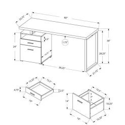 Monarch Computer desk - 60