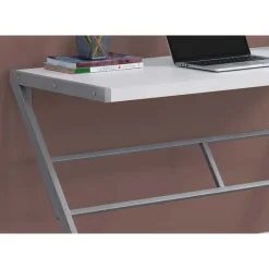 Monarch Computer desk - 48"l / / silver metal -