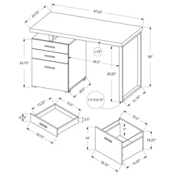 Monarch Computer desk - 48"l / left or right facing -