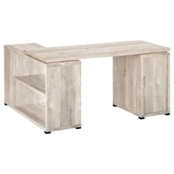 Monarch Computer desk - l-shaped / corner / 3 drawers / 2 open shelves / 3 cubbies - -