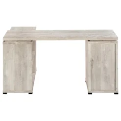 Monarch Computer desk - l-shaped / corner / 3 drawers / 2 open shelves / 3 cubbies - -