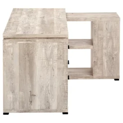 Monarch Computer desk - l-shaped / corner / 3 drawers / 2 open shelves / 3 cubbies - -