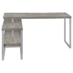 Monarch Computer desk - l-shaped / corner / 2 open shelves / 60
