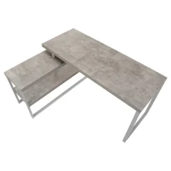 Monarch Computer desk - l-shaped / corner / 2 open shelves / 60