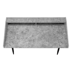 Monarch Computer desk - small hutch / 2 storage cubbies / 1 shelf - 48